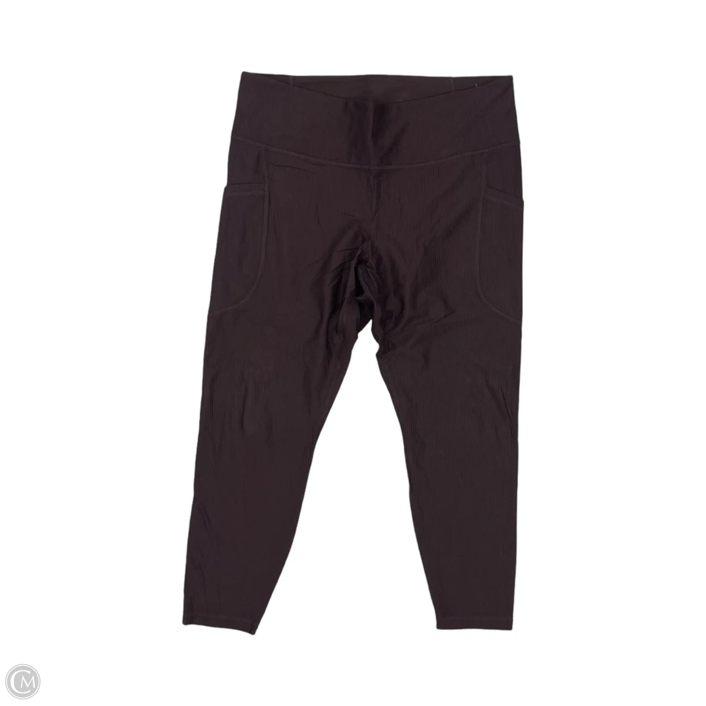 Athletic Leggings Capris By Old Navy In Maroon, Size: Xl