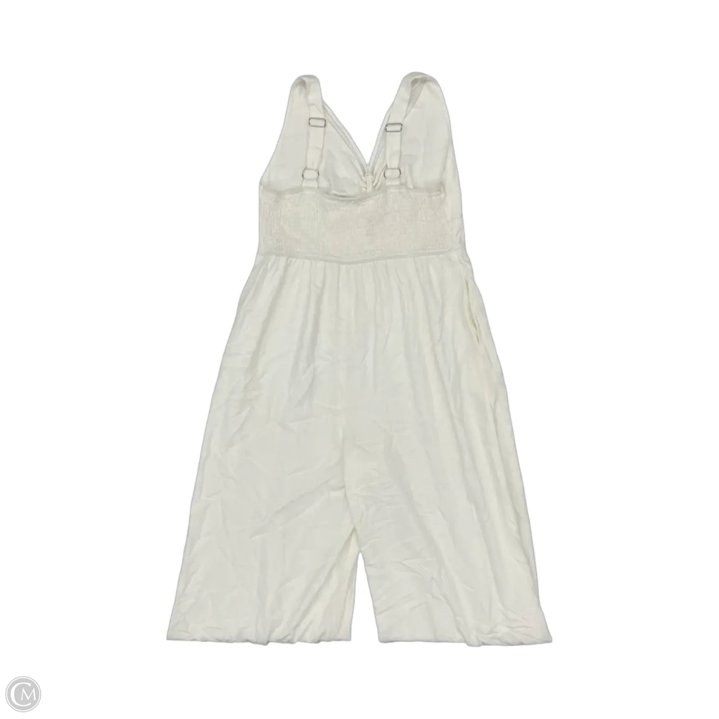 Jumpsuit By Clothes Mentor In White, Size: Xl