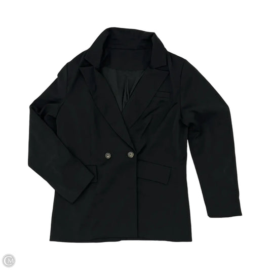Blazer By Clothes Mentor In Black, Size: L