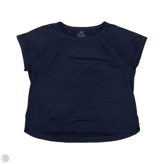 Athletic Top Short Sleeve By Talbots In Navy, Size: 3x