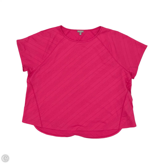 Athletic Top Short Sleeve By Talbots In Pink, Size: 3x