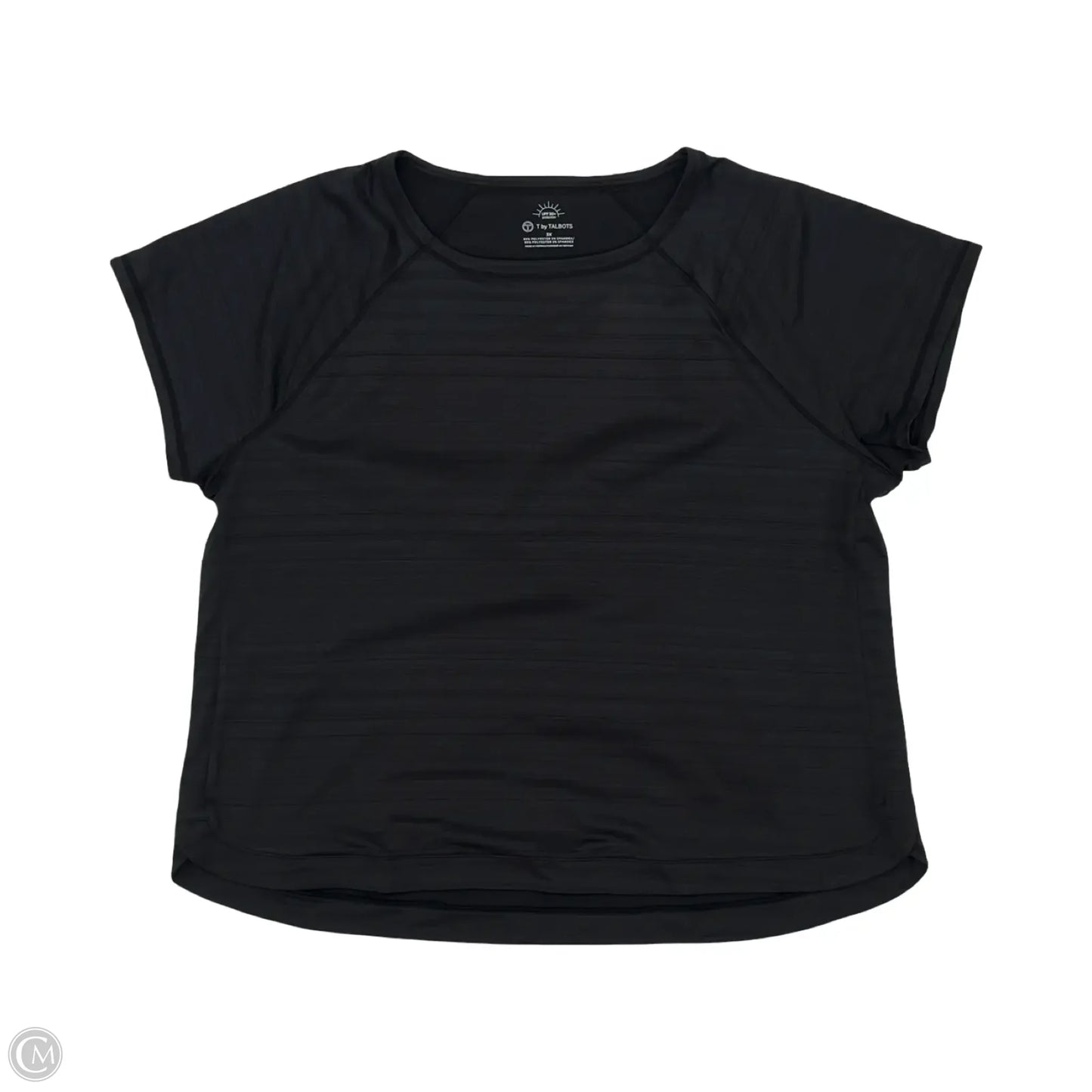 Athletic Top Short Sleeve By Talbots In Black, Size: 3x