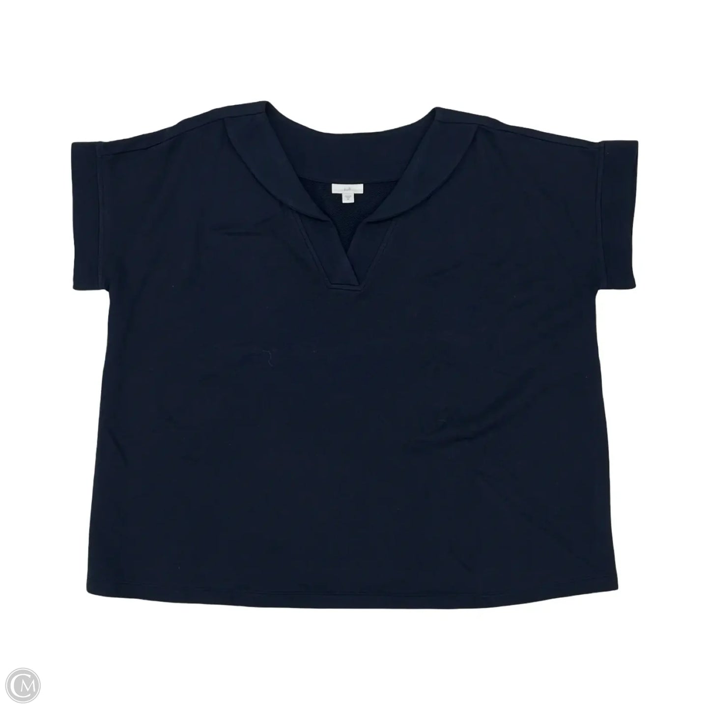 Top Short Sleeve By J. Jill In Navy, Size: 2x