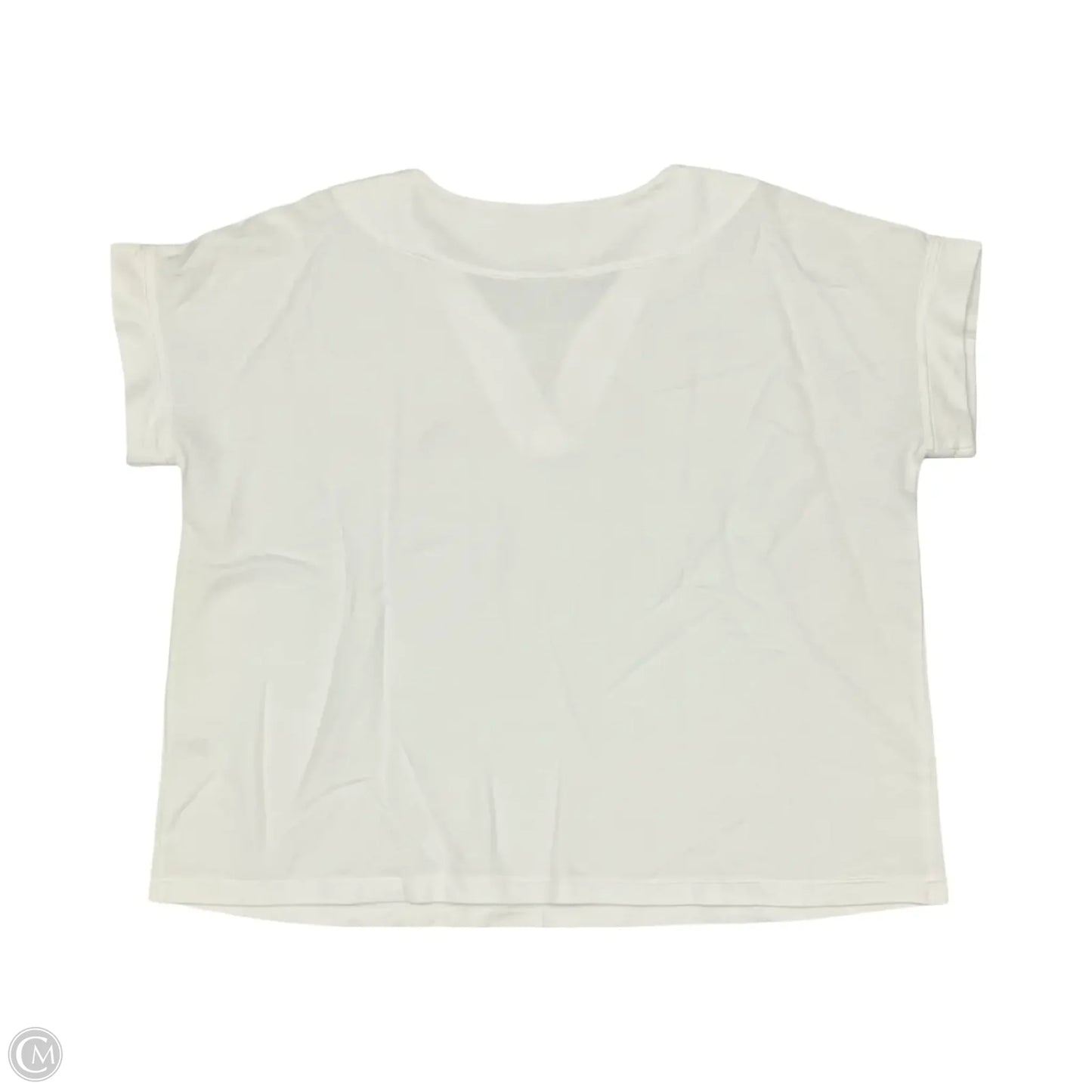 Top Short Sleeve By J. Jill In White, Size: 2x