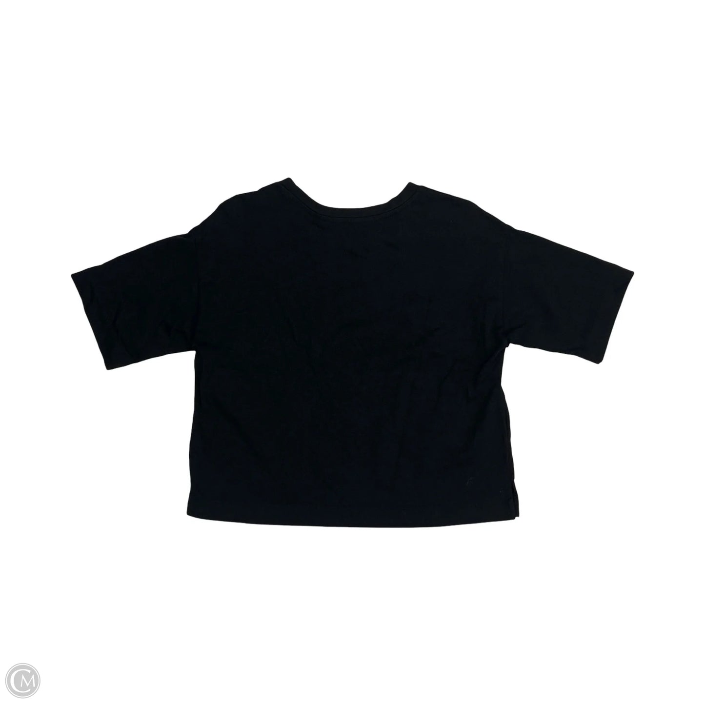 Top Short Sleeve By Loft In Black & White, Size: Xs