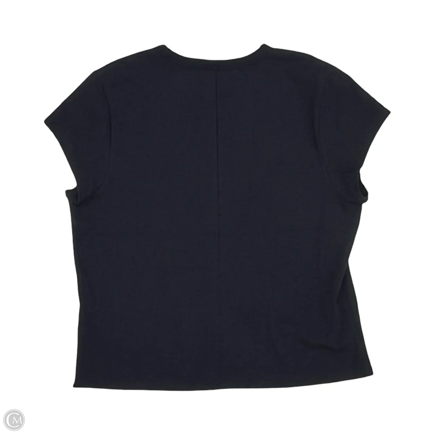 Top Short Sleeve Basic By Old Navy In Black, Size: M