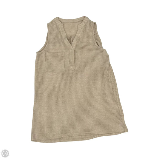 Dress Casual Short By Clothes Mentor In Tan, Size: M
