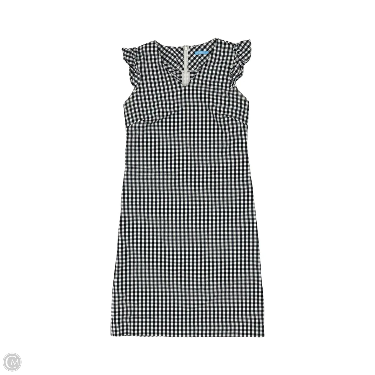 Dress Work By Clothes Mentor In Blue & White, Size: 0