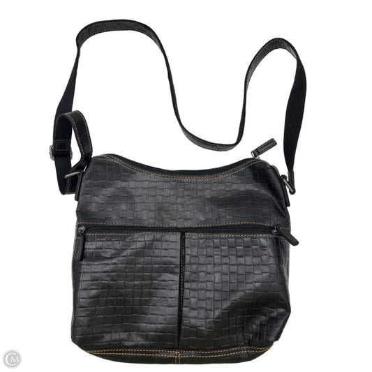 Crossbody Leather By Clothes Mentor, Size: Medium
