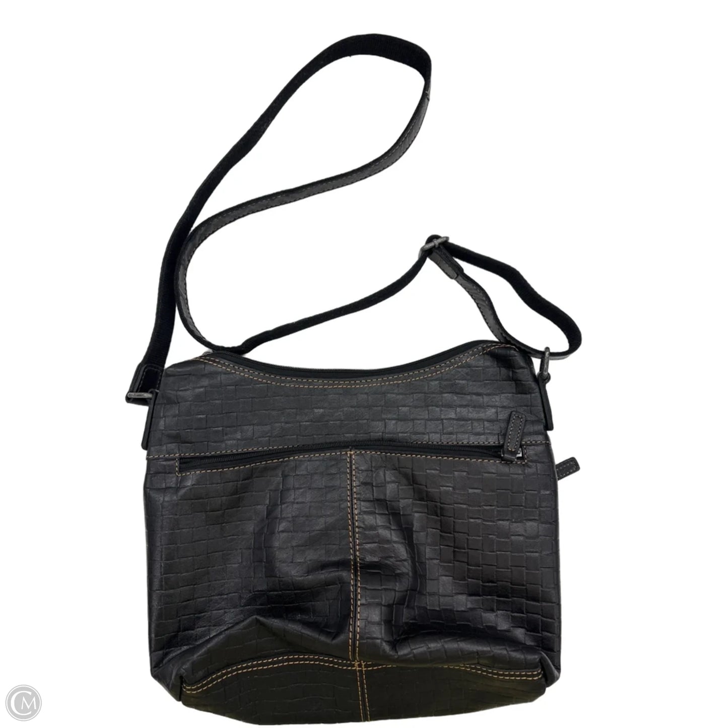 Crossbody Leather By Clothes Mentor, Size: Medium
