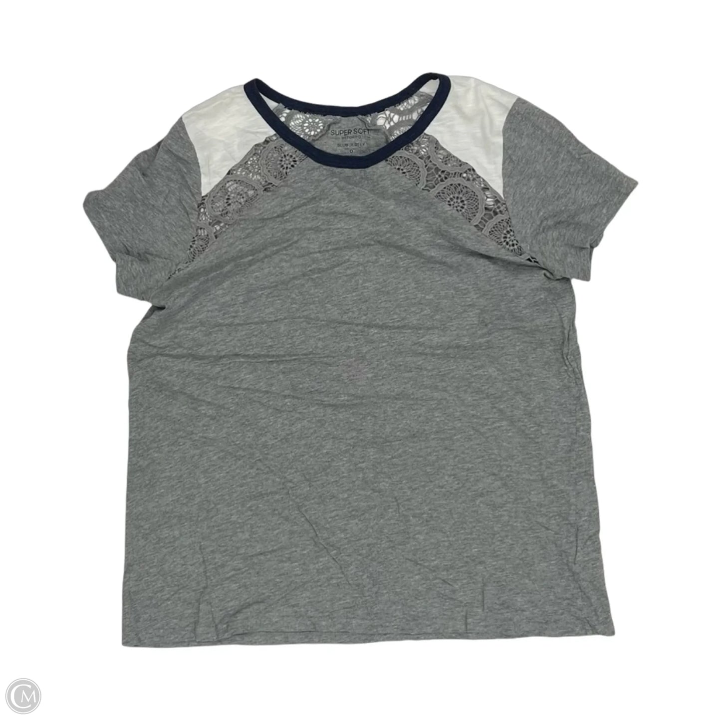 Top Short Sleeve By Torrid In Grey, Size: L