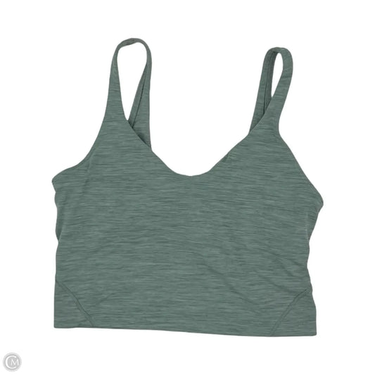 Athletic Bra By Lululemon In Green, Size: S