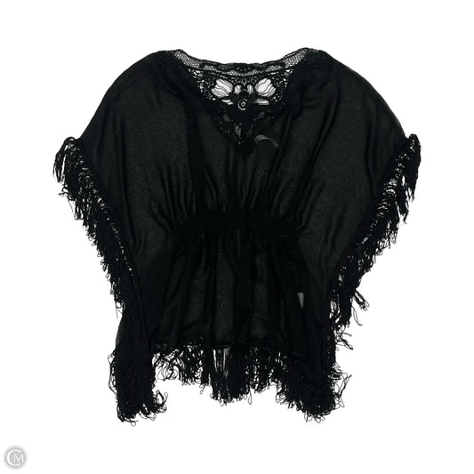 Blouse Sleeveless By Solitaire In Black, Size: M