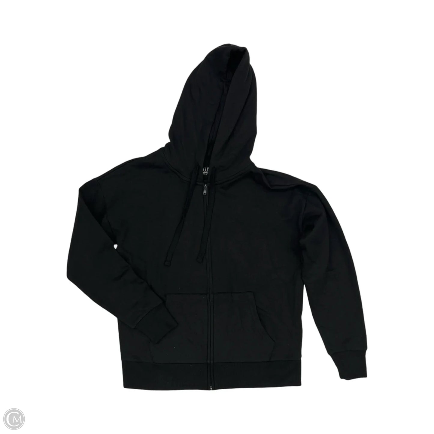 Sweatshirt Hoodie By Time And Tru In Black, Size: M