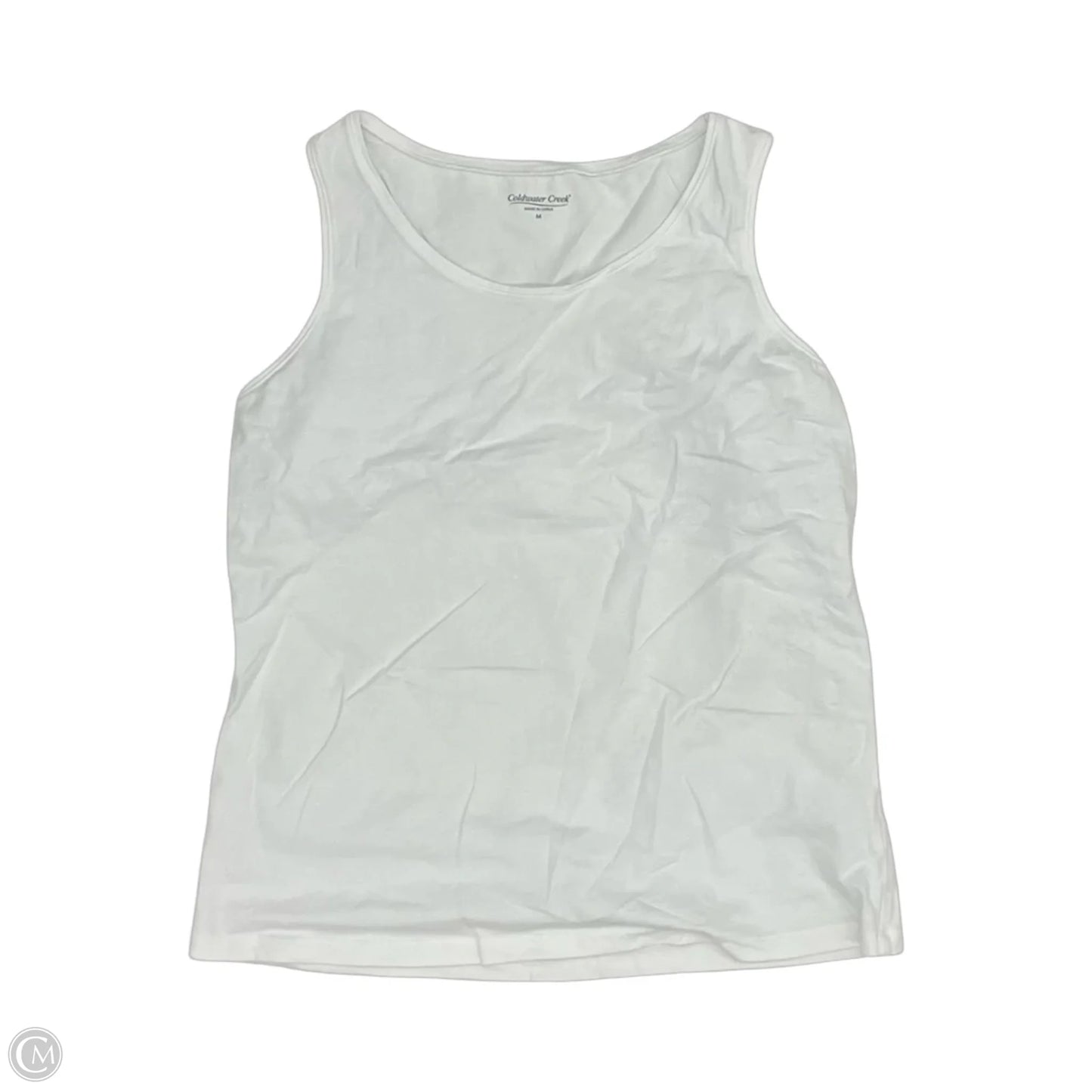 Tank Top By Coldwater Creek In White, Size: M