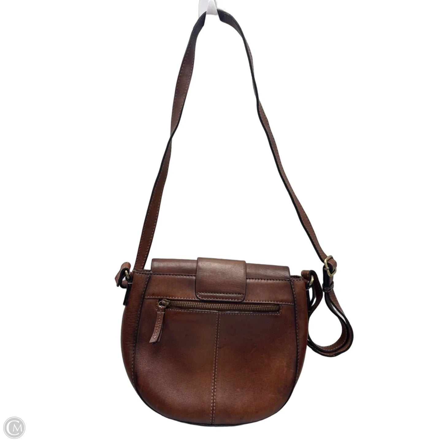 Crossbody Leather By Clothes Mentor, Size: Small