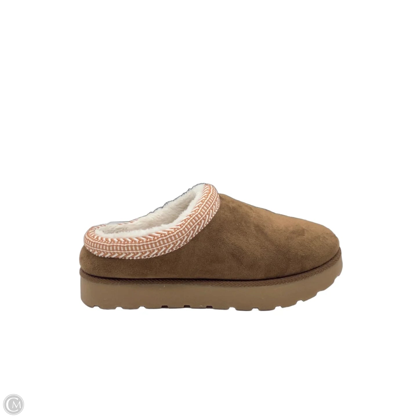 Shoes Flats By Clothes Mentor In Tan, Size: 7.5