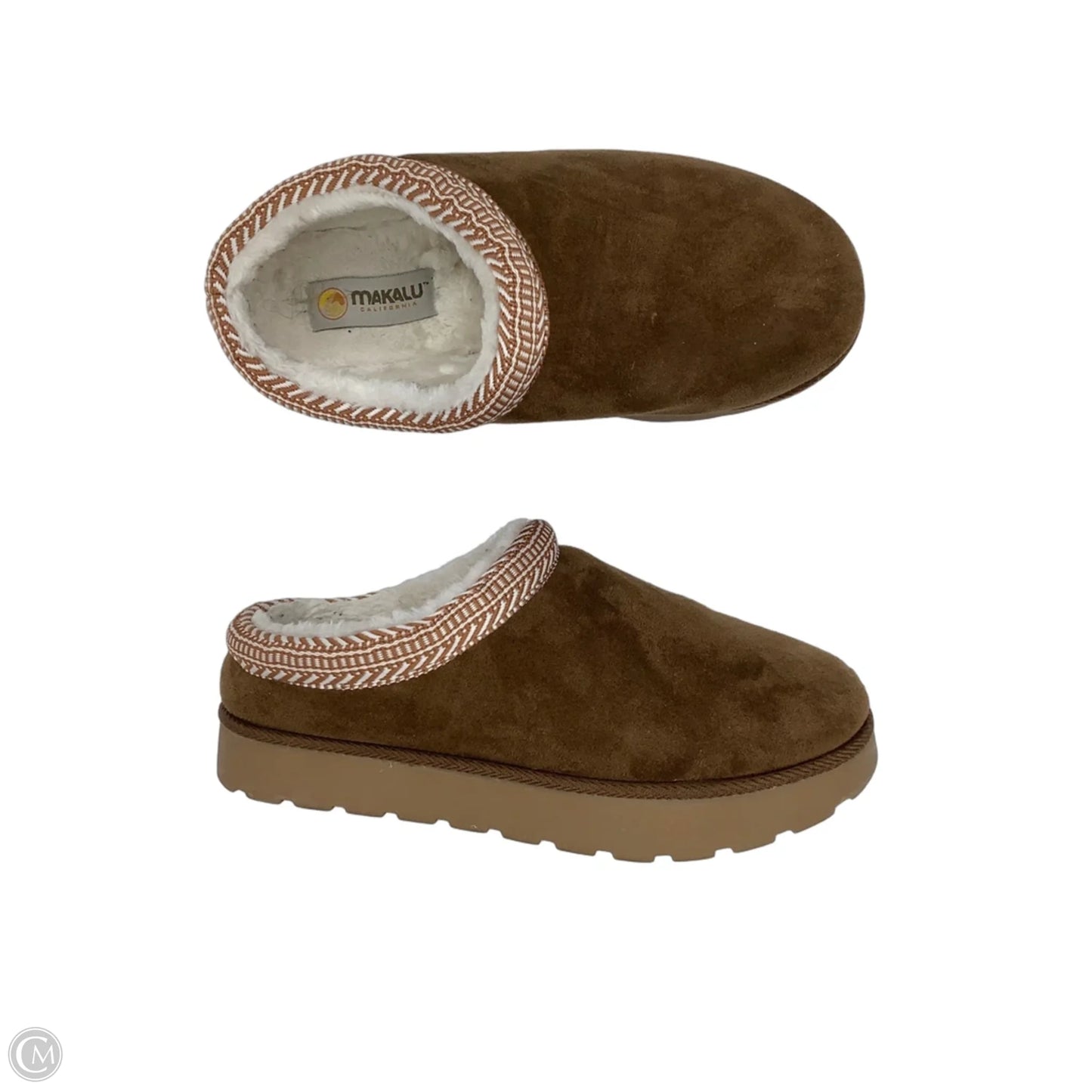 Shoes Flats By Clothes Mentor In Tan, Size: 7.5