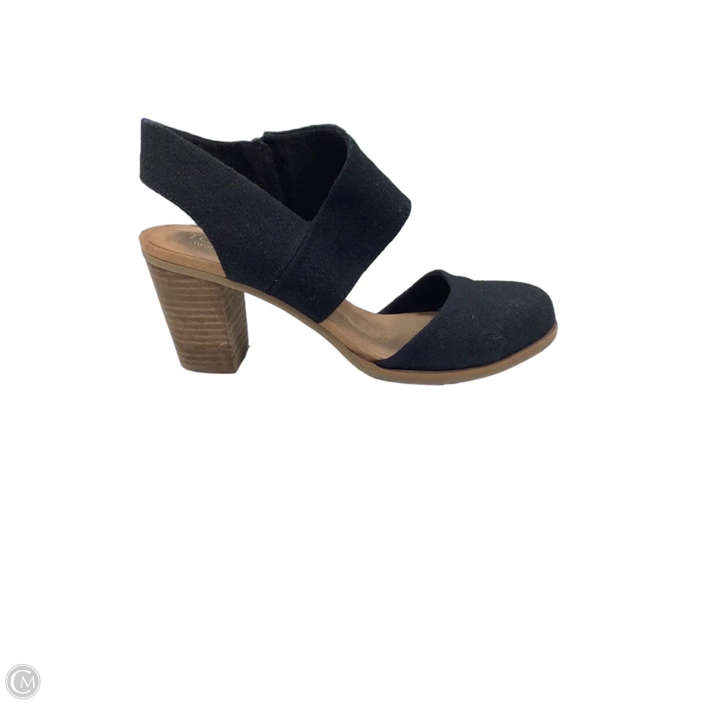 Shoes Heels Block By Toms In Black & Brown, Size: 8