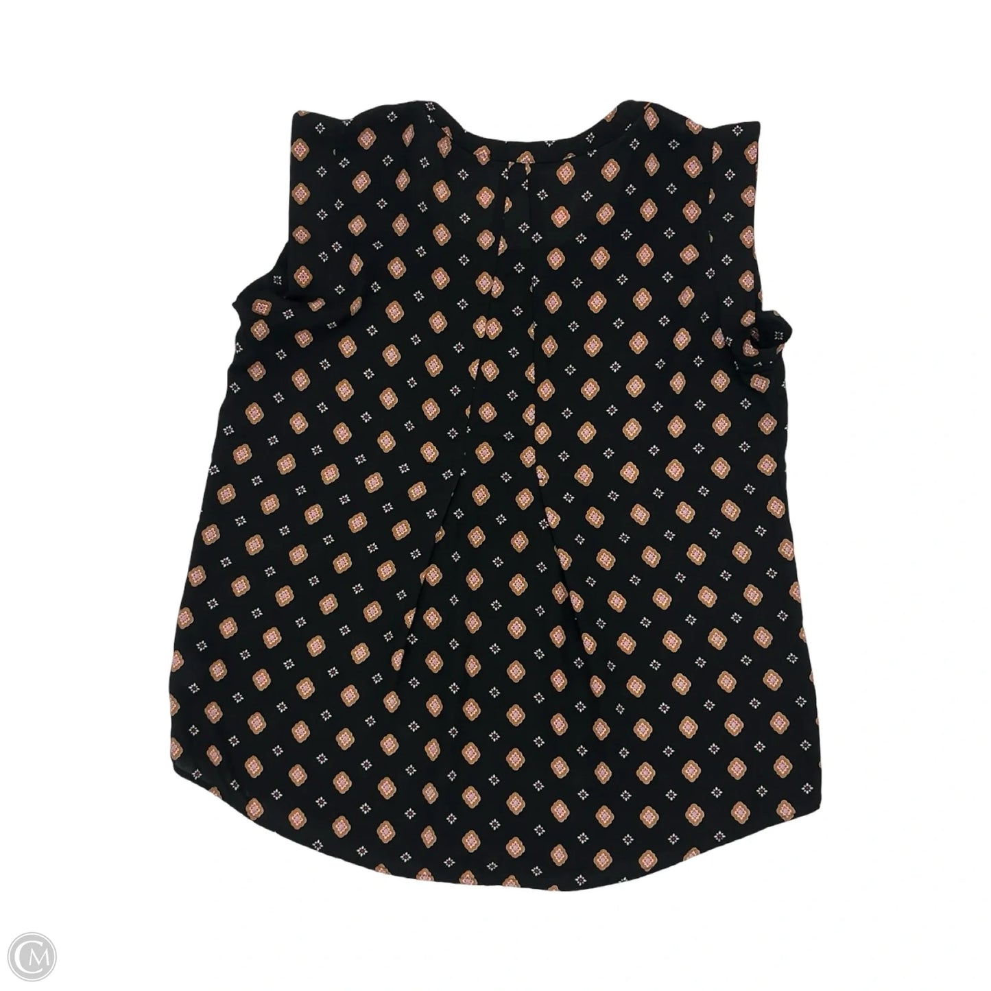 Top Short Sleeve By Levis In Black & White, Size: M