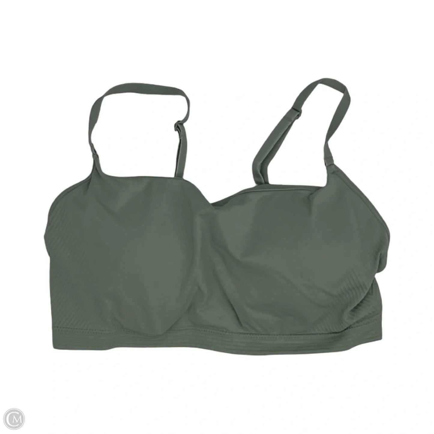 Athletic Bra By Auden In Green, Size: L