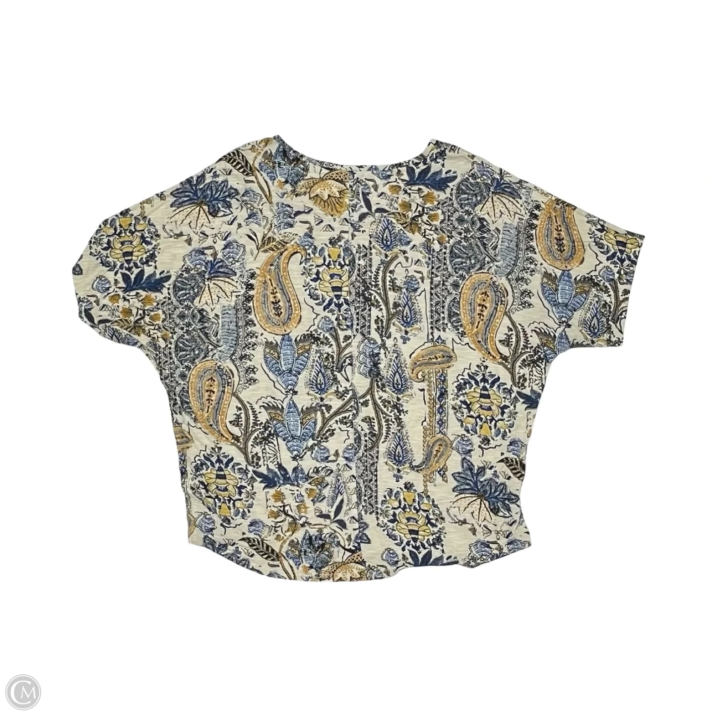 Top Short Sleeve By Maurices In Tan, Size: M
