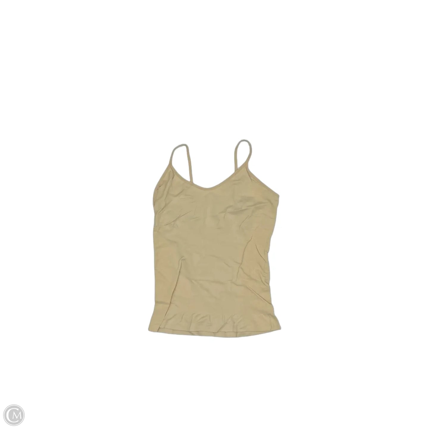 Tank Top By One Step Up In Tan, Size: 2x