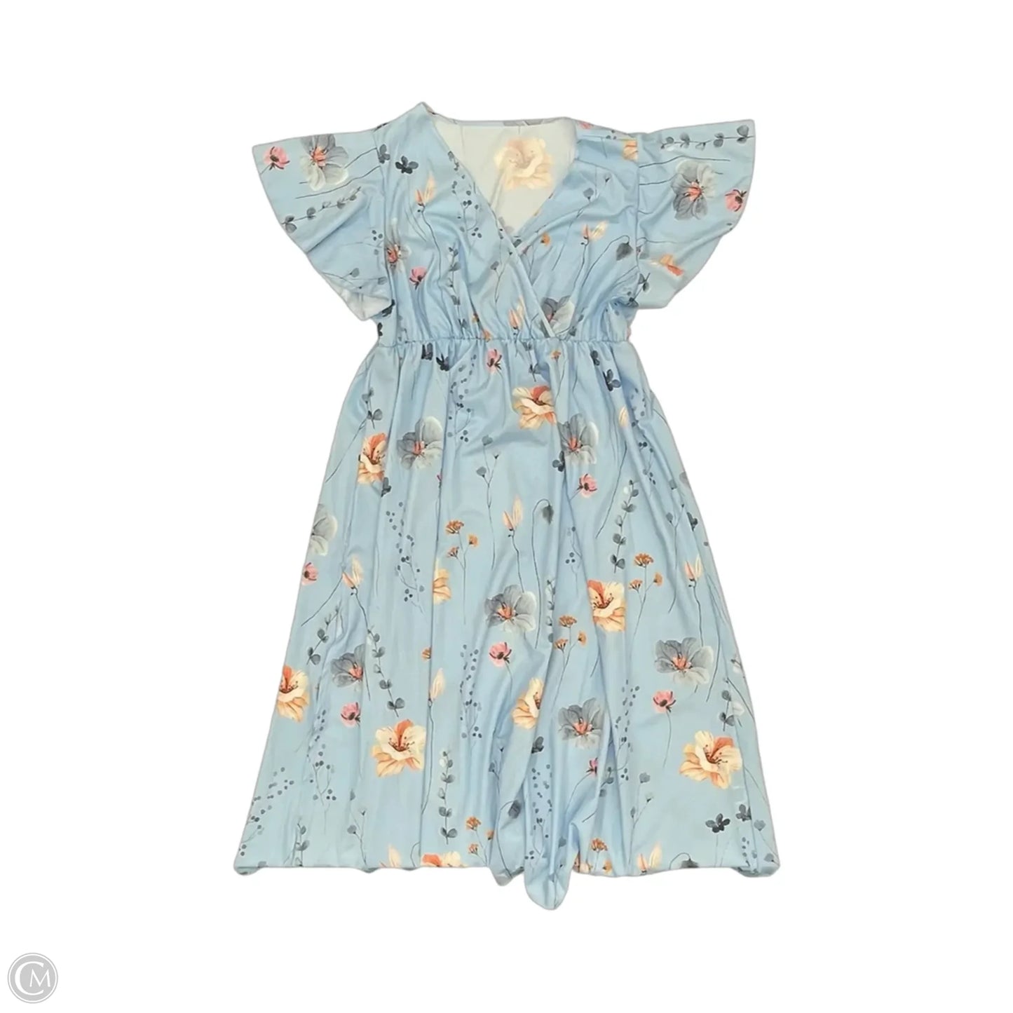 Dress Party Long By Shein In Blue, Size: 2x