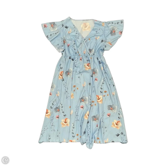 Dress Party Long By Shein In Blue, Size: 2x