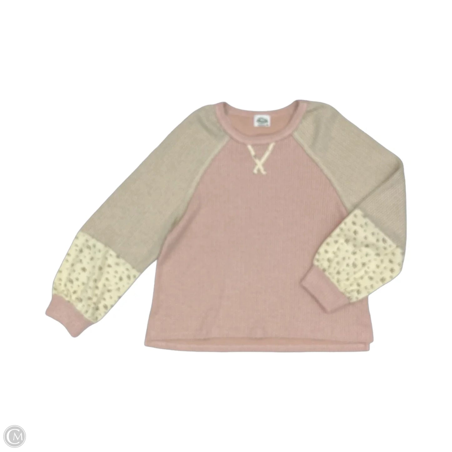 Top Long Sleeve By Clothes Mentor In Pink, Size: M