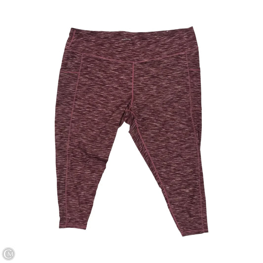 Athletic Pants By Maurices In Red, Size: 4x