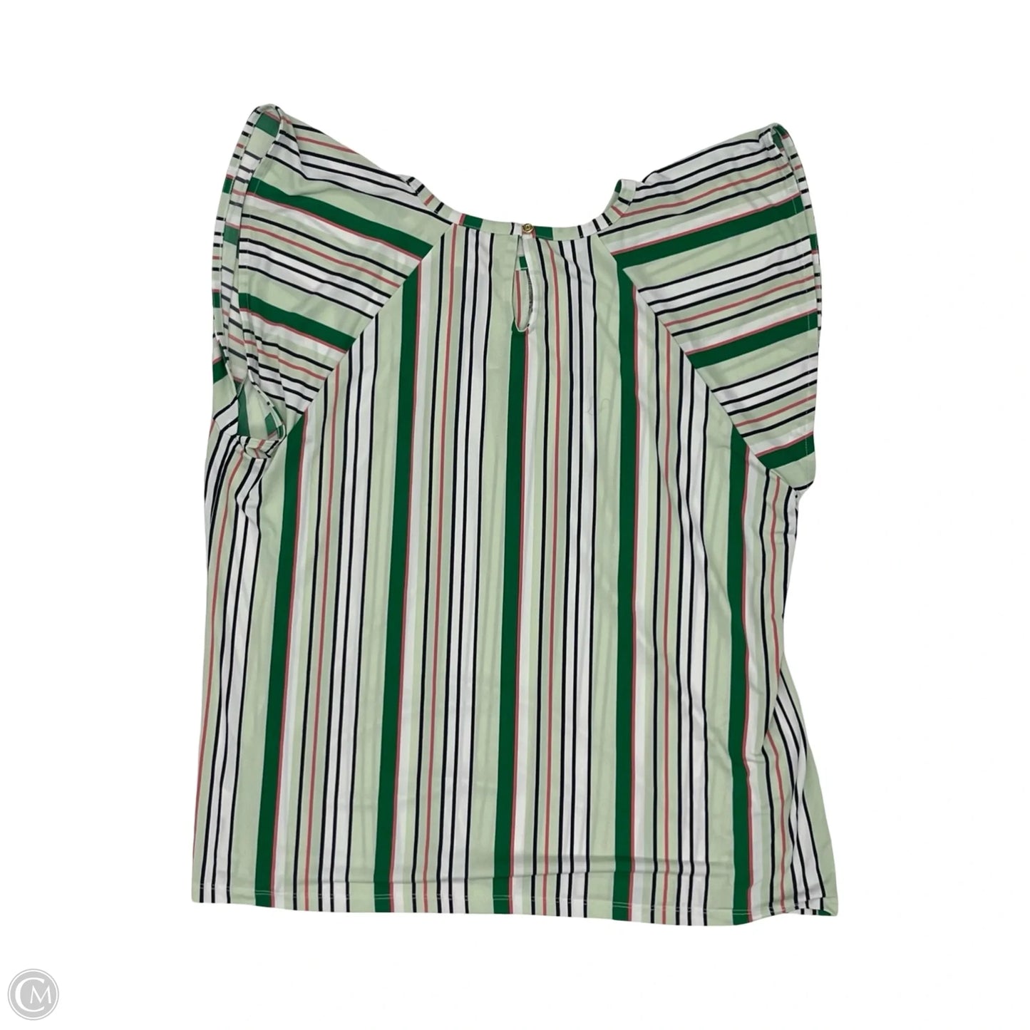 Blouse Sleeveless By Liz Claiborne In Green, Size: Xxl