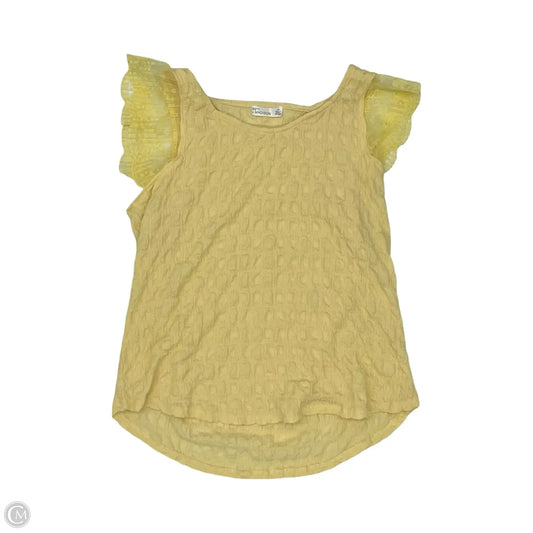 Blouse Sleeveless By 89th And Madison In Yellow, Size: L