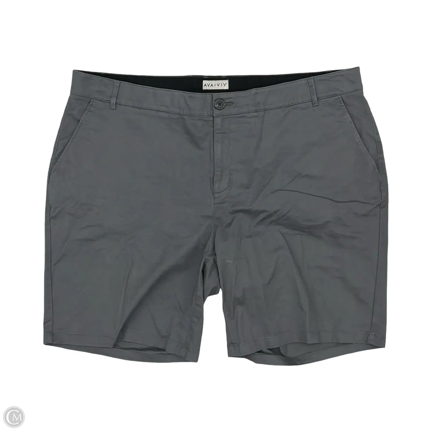 Shorts By Ava & Viv In Grey, Size: 26