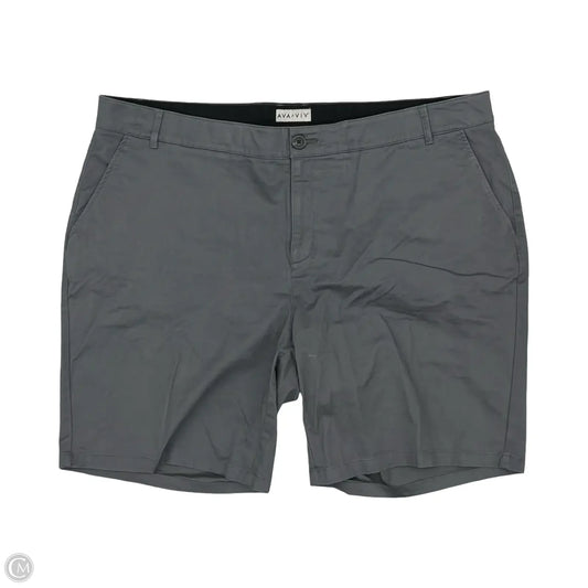 Shorts By Ava & Viv In Grey, Size: 26