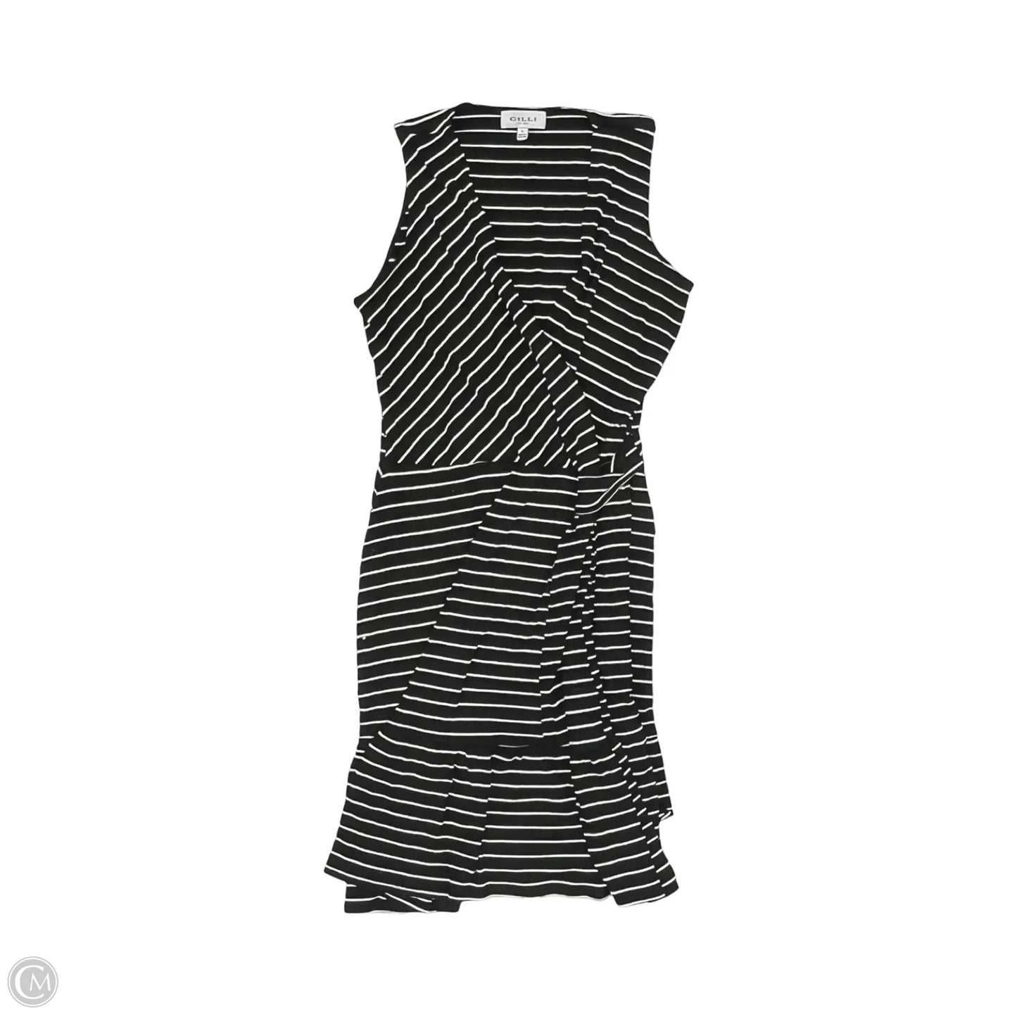 Dress Casual Midi By Gilli In Black & White, Size: Xl
