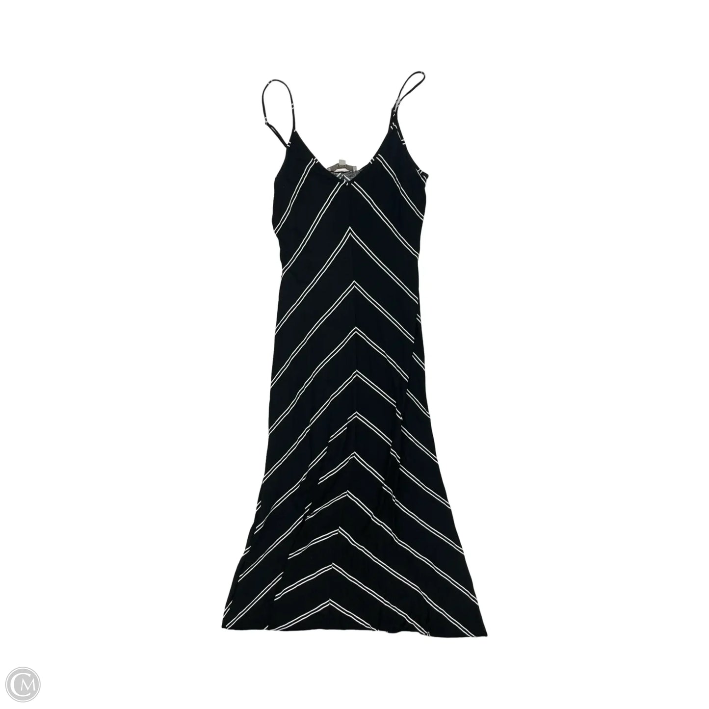 Dress Casual Maxi By Loft In Black & White, Size: S