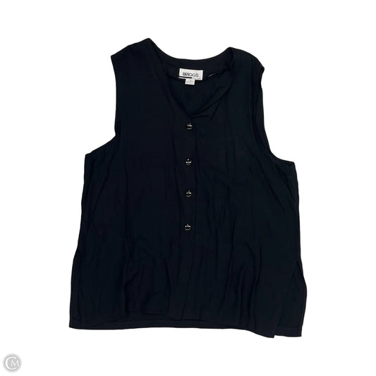 Blouse Sleeveless By Briggs In Black, Size: 3x