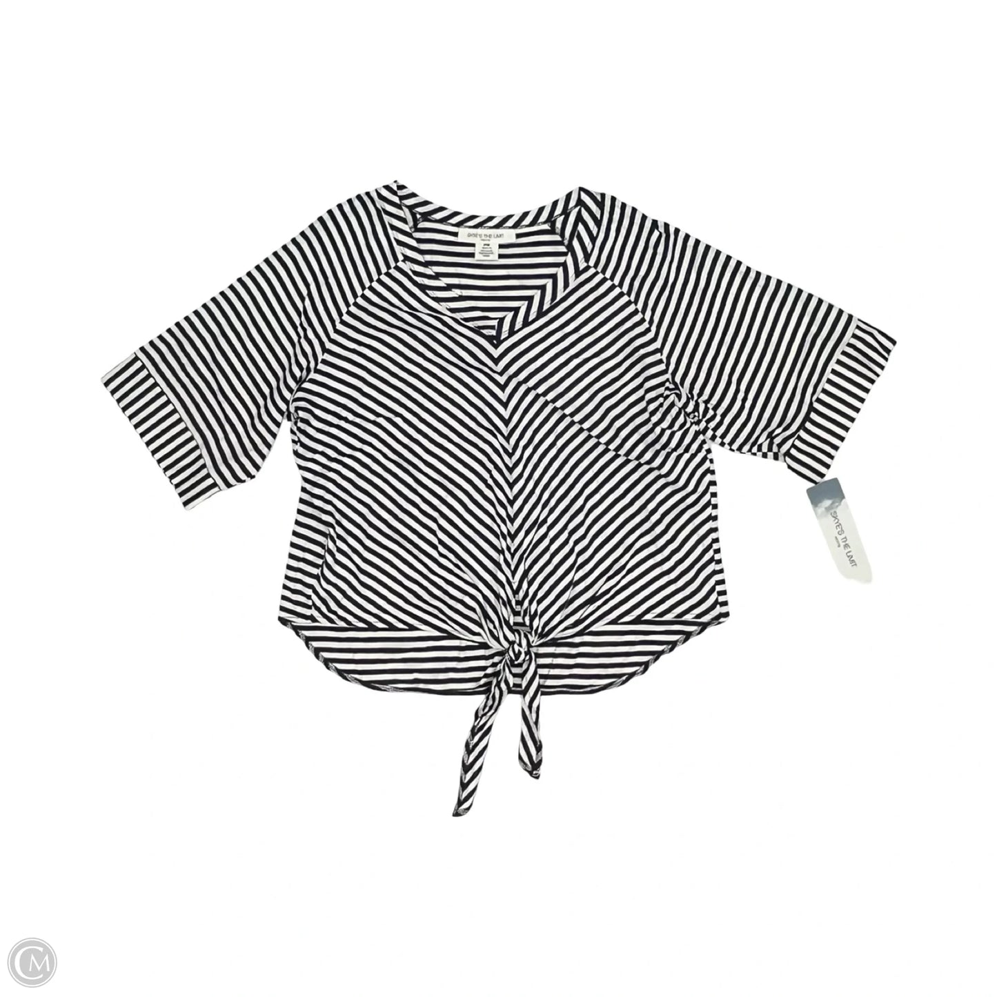 Top Short Sleeve By Skyes The Limit In Blue & White, Size: Mp