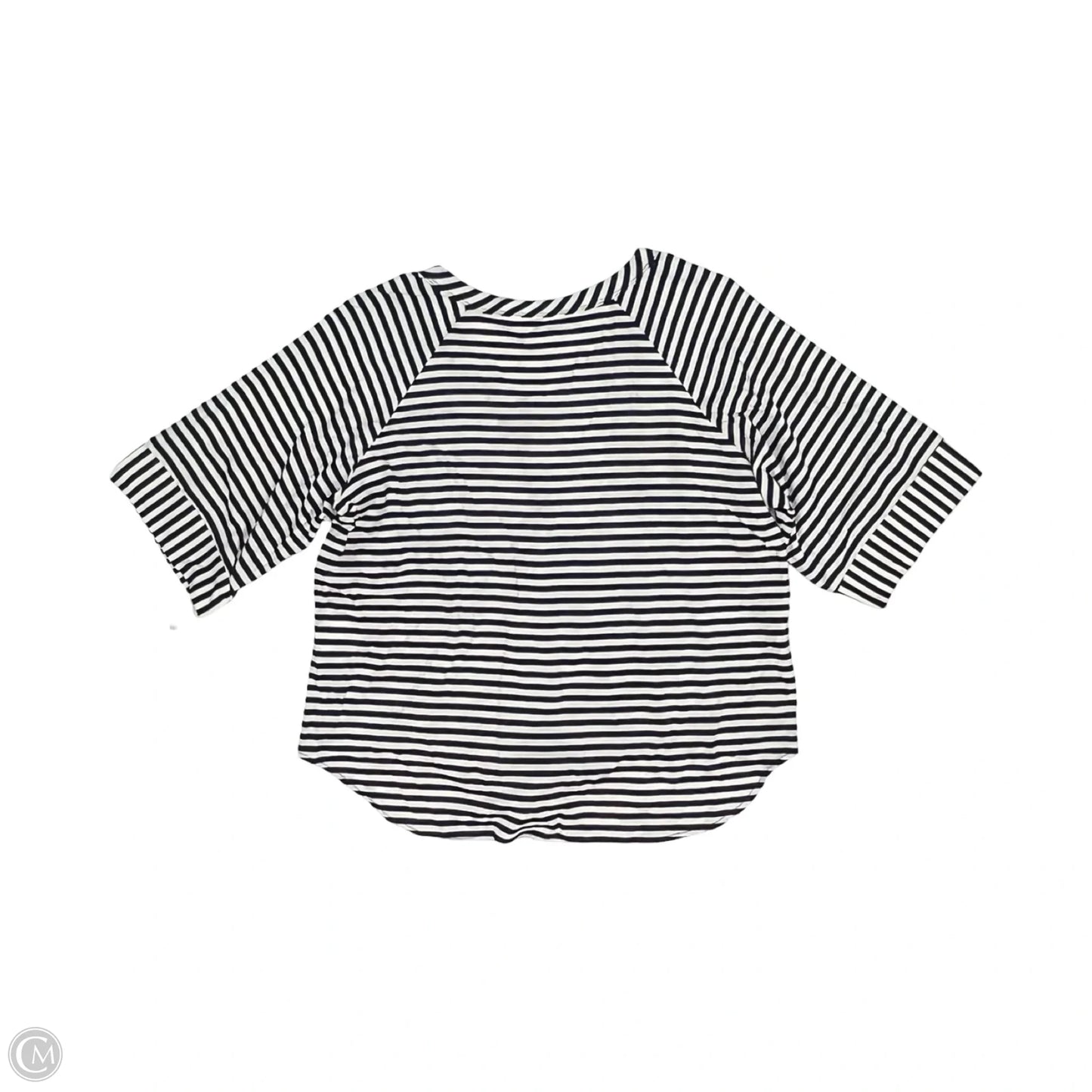 Top Short Sleeve By Skyes The Limit In Blue & White, Size: Mp