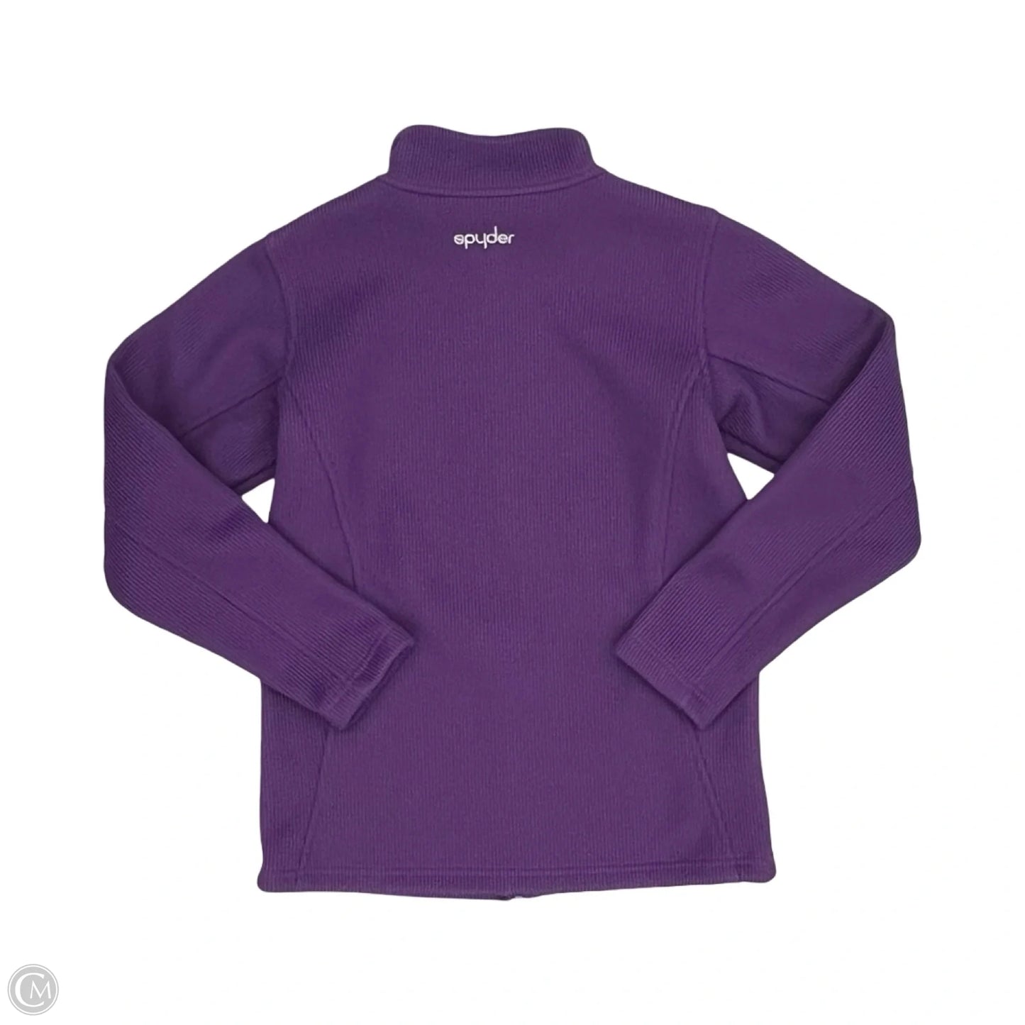 Athletic Jacket By Spyder In Purple, Size: L