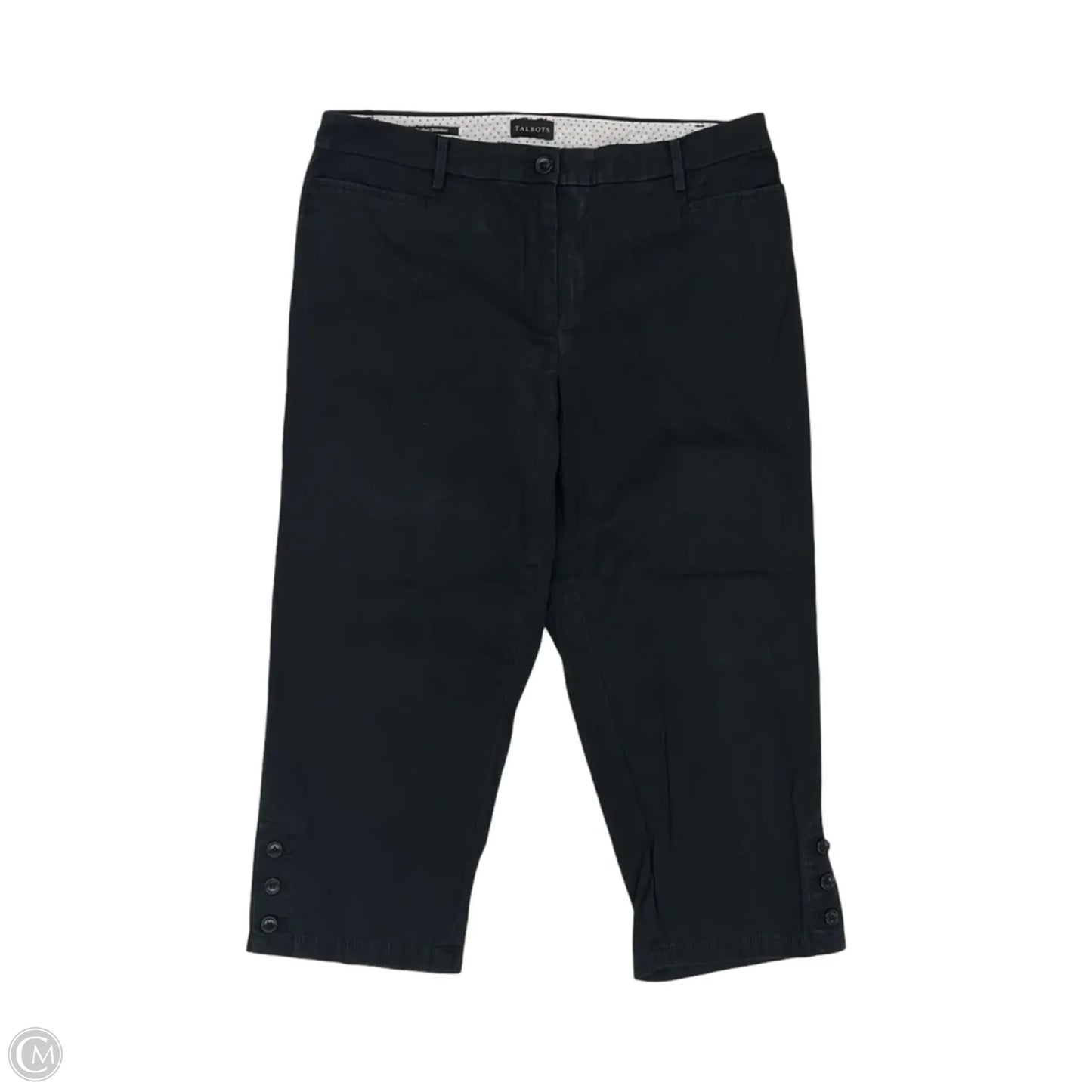 Pants Cropped By Talbots In Black, Size: 12