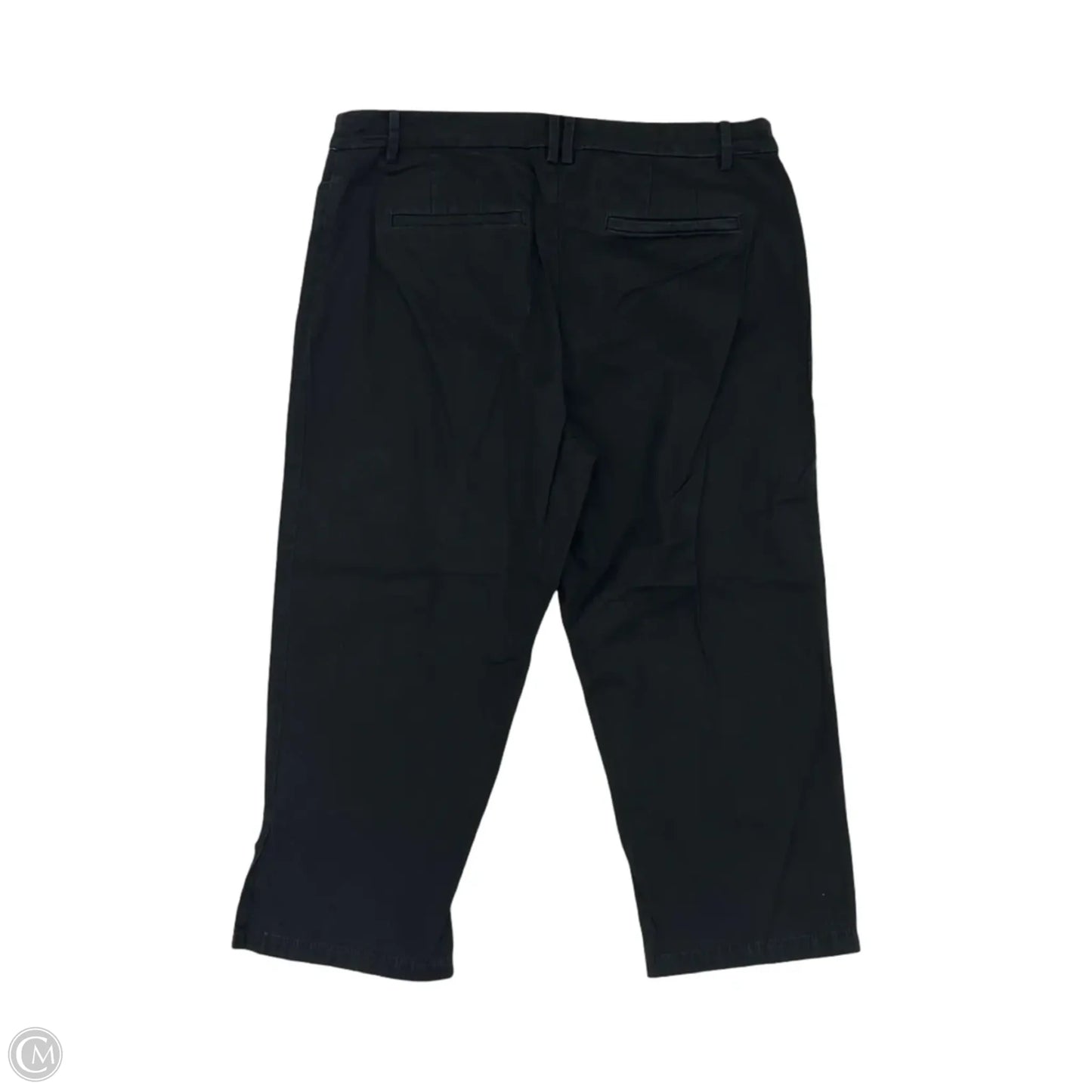 Pants Cropped By Talbots In Black, Size: 12