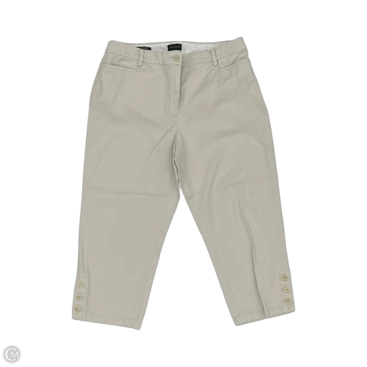 Pants Cropped By Talbots In Tan, Size: 12