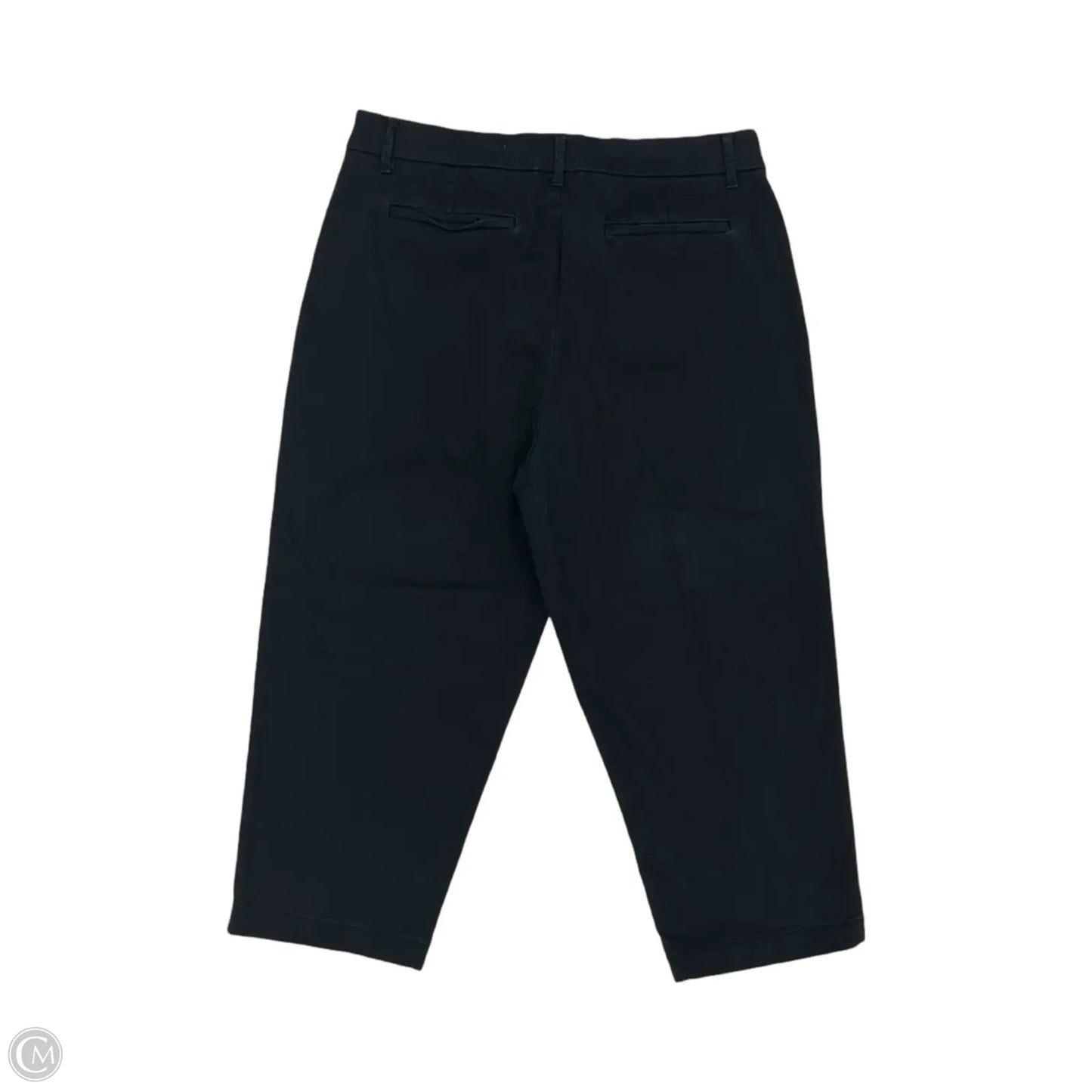 Pants Cropped By Croft And Barrow In Black, Size: 12