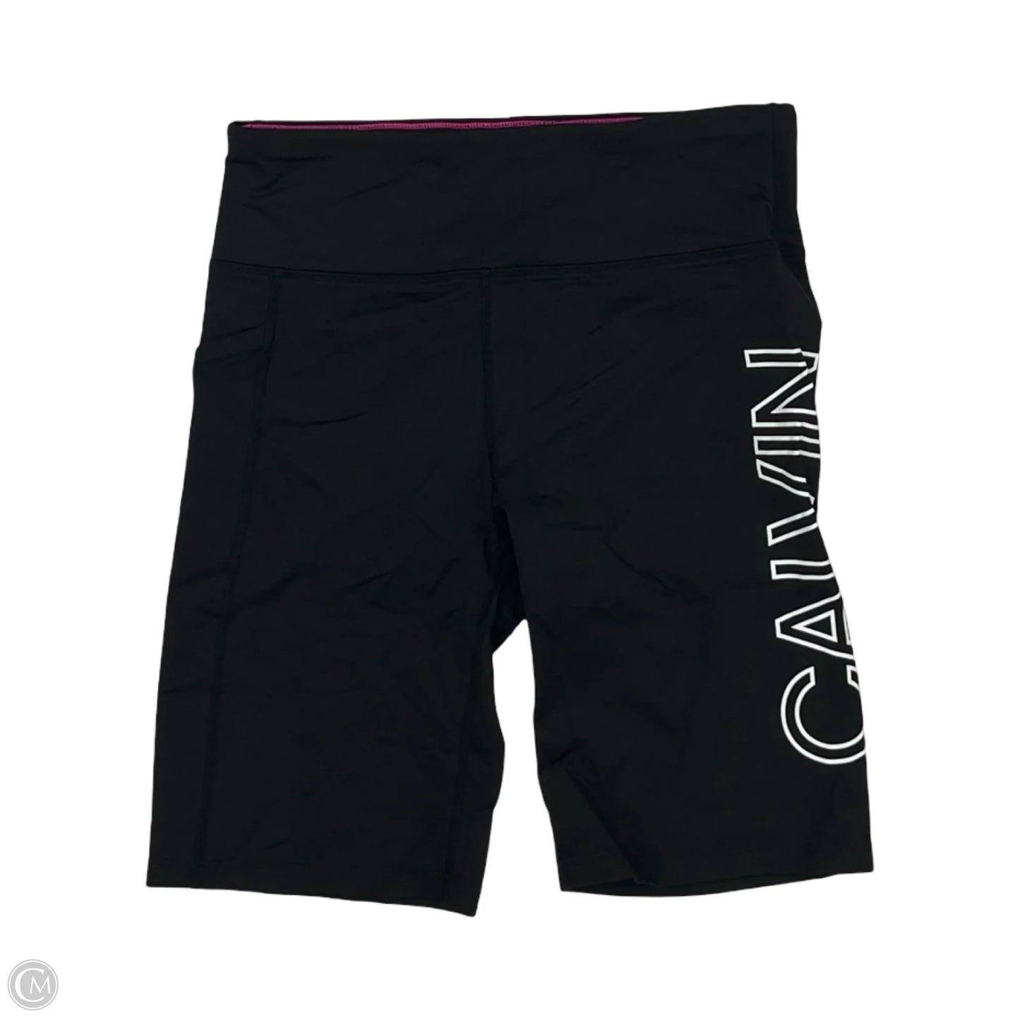Athletic Shorts By Calvin Klein In Black, Size: M