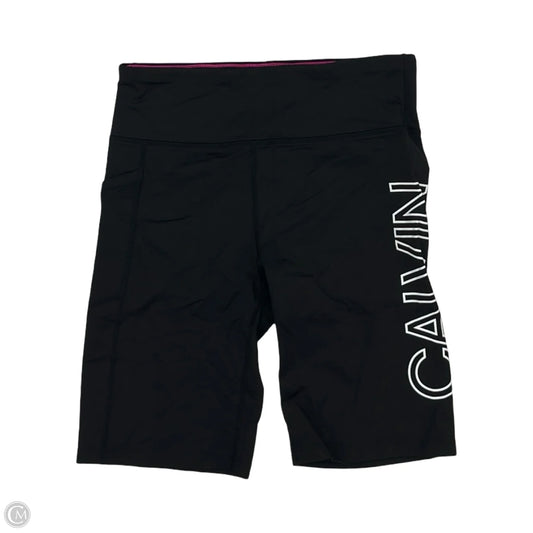 Athletic Shorts By Calvin Klein In Black, Size: M