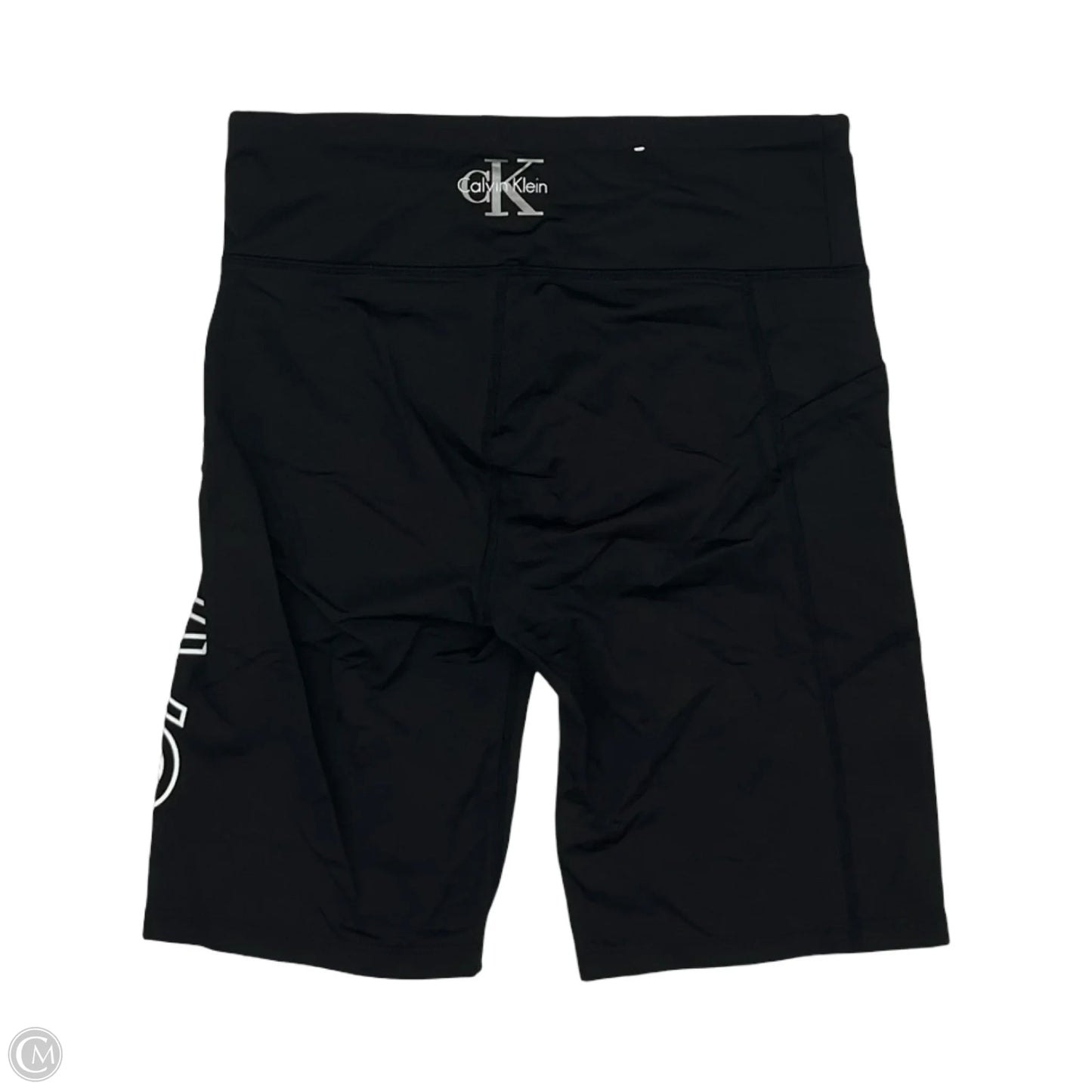 Athletic Shorts By Calvin Klein In Black, Size: M