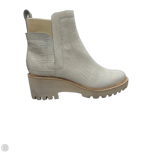 Boots Ankle Heels By Dolce Vita In Cream, Size: 7.5