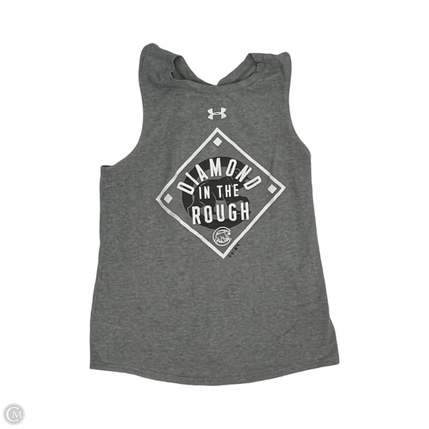 Athletic Tank Top By Under Armour In Grey, Size: M